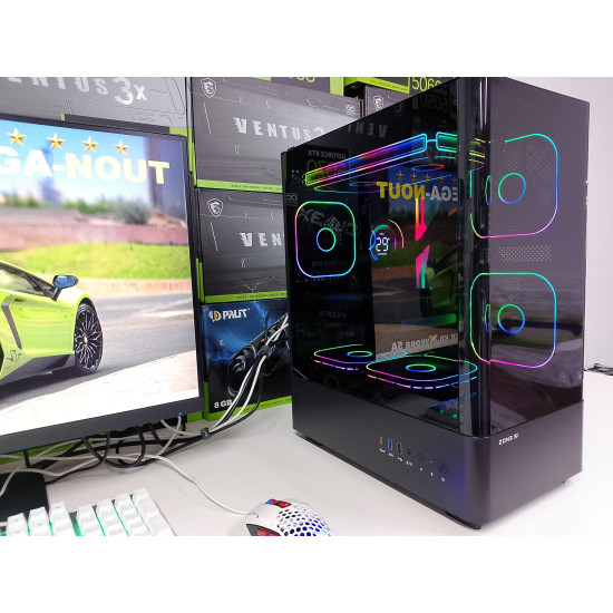 Игровой ПК MSI PRO/i5-14400F/RTX 5060 (8 GB)/16 GB DDR4/SSD - 512 GB (M2)