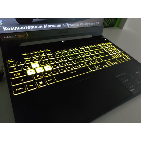 Игровой Ноутбук ASUS TUF GAMING F15/intel Core i5-12500H/RTX 3050/16 GB DDR4/SSD - 512 GB (M2)