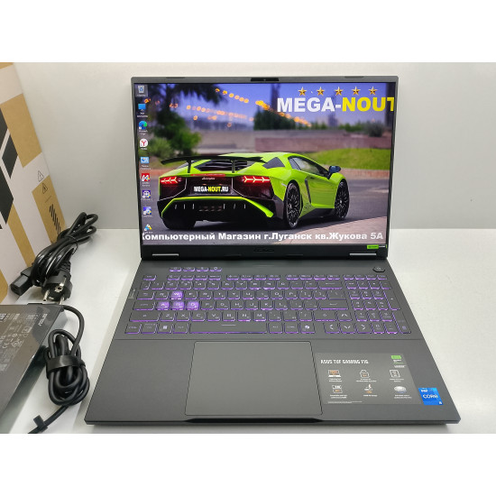 Игровой Ноутбук ASUS TUF GAMING F16/16" IPS 165Hz/i5-14450HX/RTX 5050 (8 GB)/16 GB DDR5/SSD-1TB