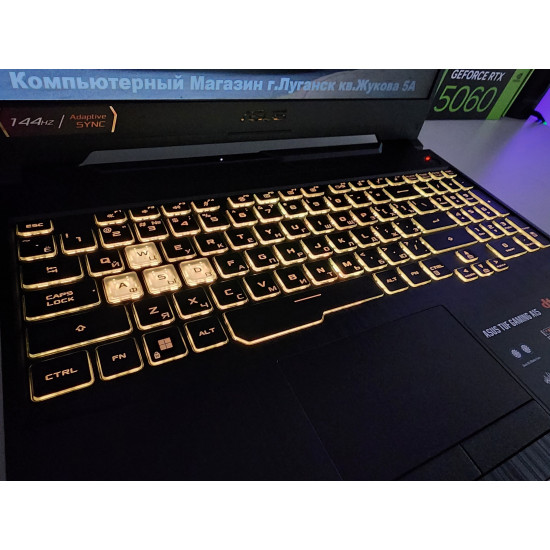 Игровой Ноутбук ASUS TUF GAMING A15/Ryzen 5 7535HS/RTX 2050 (4 GB)/8 GB DDR5/SSD - 512 GB (M2)