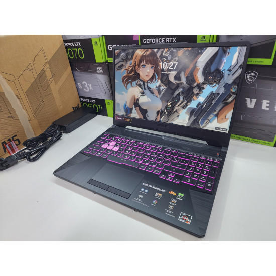 Игровой Ноутбук ASUS TUF GAMING A15/Ryzen 5 7535HS/RTX 2050 (4 GB)/8 GB DDR5/SSD - 512 GB (M2)