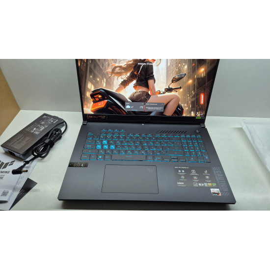 Asus TUF Gaming A17 /17.3 ips 144Hz FullHD/Ryzen 7 7445HS/16GB DDR5/nVidia RTX 4050(6GB)GDDR6/SSD-512GB(m2)