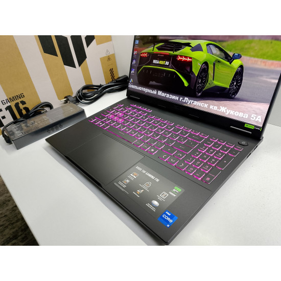 Игровой Ноутбук ASUS TUF GAMING F16/16" IPS 165Hz/i5-14450HX/RTX 5050 (8 GB)/16 GB DDR5/SSD-512 GB