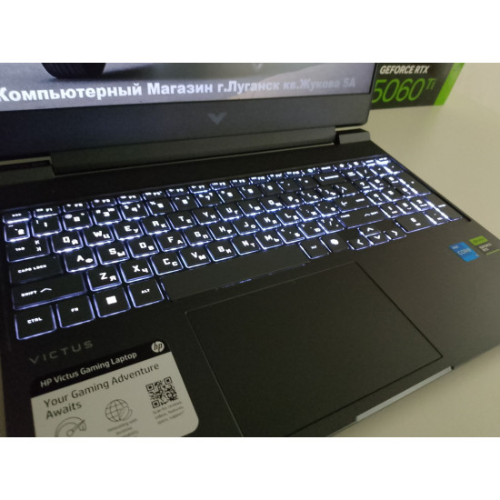 Игровой Ноутбук HP Victus 15 FA/i5-13420H/RTX 4050/16 GB DDR4/SSD - 512 GB (M2)