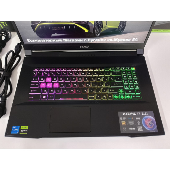 Игровой Ноутбук MSI Katana 17 B12V/i5-12450H/RTX 4050/16 GB DDR5/1 TB (M2)