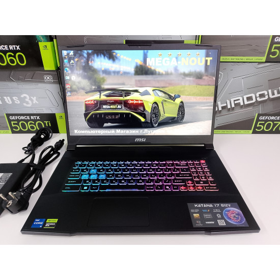 Игровой Ноутбук MSI Katana 17 B12V/i5-12450H/RTX 4050/16 GB DDR5/1 TB (M2)