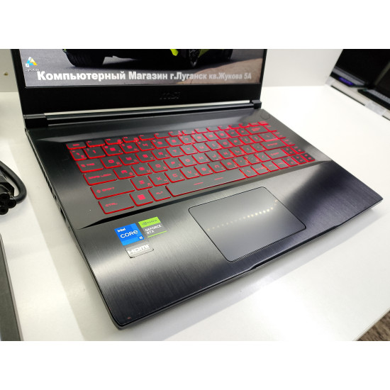 Игровой Ноутбук MSI Thin/ i5-12450H/RTX 3050/16GB DDR4/SSD-512GB