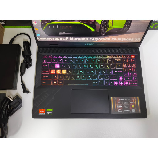 Игровой ноутбук MSI CROSSHAIR A16 HX 2K/16" IPS WQXGA 2560x1600 240HZ/Ryzen 9 7945HX/NVIDIA GeForce RTX 5070 (8GB)/16 GB DDR5/SSD 1 TB (M2)
