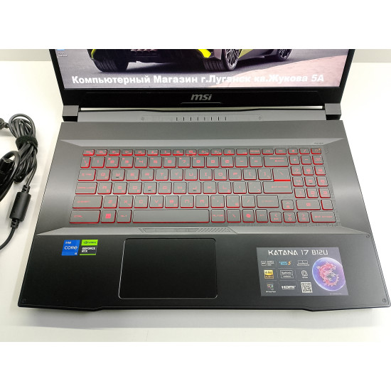 Игровой Ноутбук MSI Katana 17 B12U/i5-12450H/RTX 3050/16 GB DDR5/SSD-512 GB (M2)