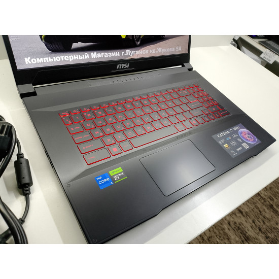 Игровой Ноутбук MSI Katana 17 B12U/i5-12450H/RTX 3050/16 GB DDR5/SSD-512 GB (M2)