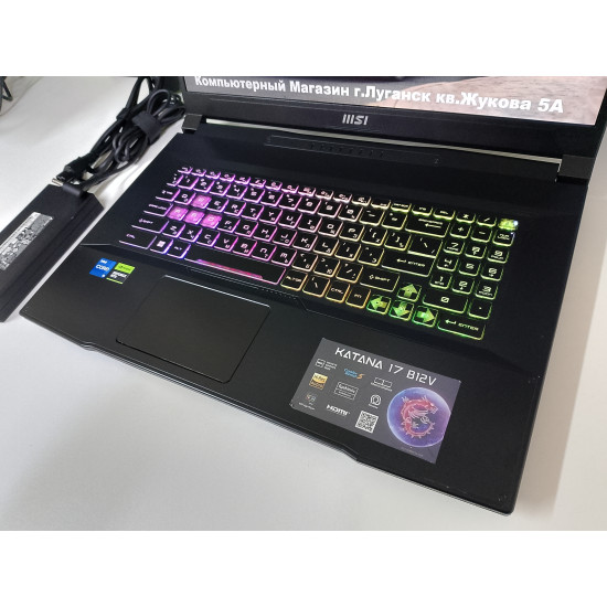 Игровой Ноутбук MSI Katana B12V/i5-12450H/RTX 4060/16 GB DDR5/SSD - 512 GB (M2)