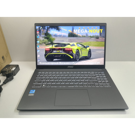 Ноутбук MSI MODERN/15.6 IPS, FHD 1920x1080/Intel Core i3-1215U/Intel UHD Graphics/8 GB/SSD-256 GB (M2)