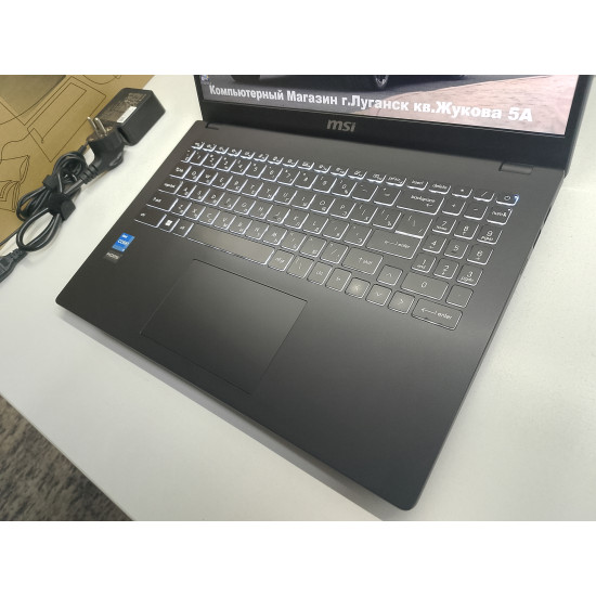 Ноутбук MSI MODERN/15.6 IPS, FHD 1920x1080/Intel Core i3-1215U/Intel UHD Graphics/8 GB/SSD-256 GB (M2)