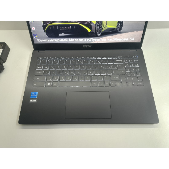 Ноутбук MSI MODERN/15.6 IPS, FHD 1920x1080/Intel Core i3-1215U/Intel UHD Graphics/8 GB/SSD-256 GB (M2)