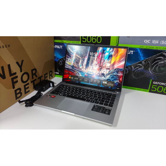 Ноутбук MAIBENBEN SMART S14B/3K 3072x1920 120HZ/Ryzen 5 6600H/16 GB DDR5/SSD 512GB(M2)