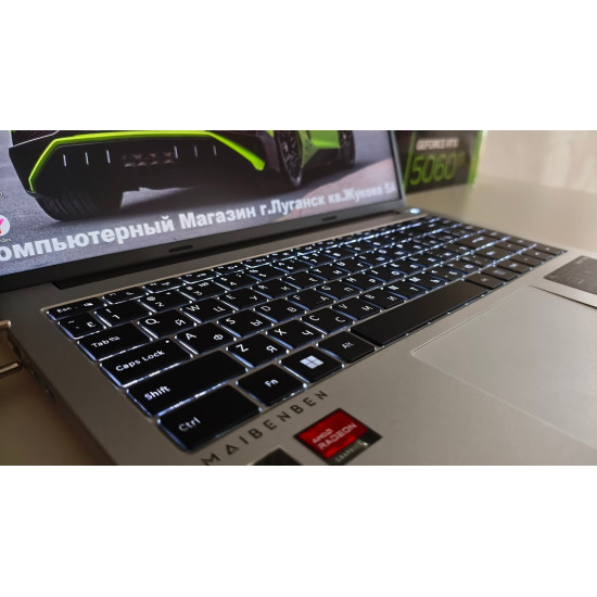 Ноутбук MAIBENBEN SMART S14B/3K 3072x1920 120HZ/Ryzen 5 6600H/16 GB DDR5/SSD 512GB(M2)