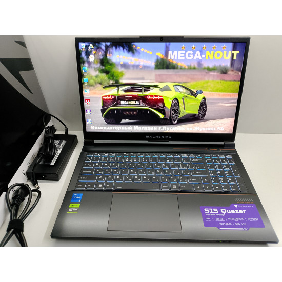 Игровой Ноутбук MACHENIKE S 15 Quasar/15.6 ips 165 Hz/RTX 3050/16GB/SSD 1TB