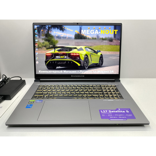 MACHENIKE L17 Satellite S/17.3 ips/i5-12450H/16GB / RTX 3050(4GB)/SSD - 512MB(m2)