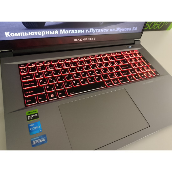 ИГровой Ноутбук Machenike L17 Pulsar/i5-12450H/RTX 4050/16 GB DDR5/SSD - 512 GB (M2)