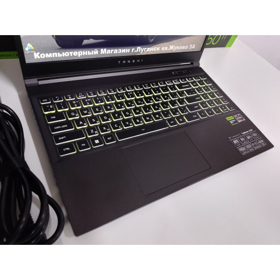 Игровой Ноутбук TANSHI TYPHOON X15F/Ryzen 7 7435HS/RTX 4060 (8 GB)/16 GB DDR5/SSD - 512 GB (M2)