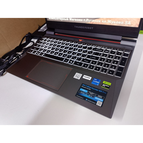 Игровой Ноутбук Thunderobot Wild Hunter G3 PRO/i5-13420H/RTX 5060/16 GB DDR5/SSD - 1 TB (M2)