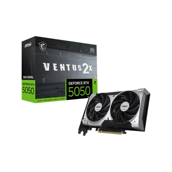 Видеокарта MSI GeForce RTX 5050 VENTUS 2X OC 8GB 
