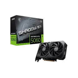 Видеокарта MSI GeForce RTX 5060 SHADOW 2X OC 8G  [PCIe 5.0, GPU 2280 МГц, 8 ГБ GDDR7, 128 бит, 3 x DisplayPort, HDMI]