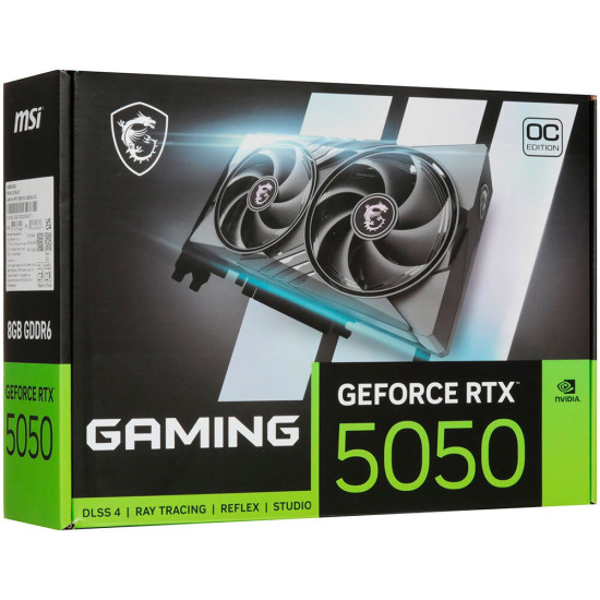 Видеокарта RTX 5050 8 ГБ RTL (RTX 5050 8G GAMING)