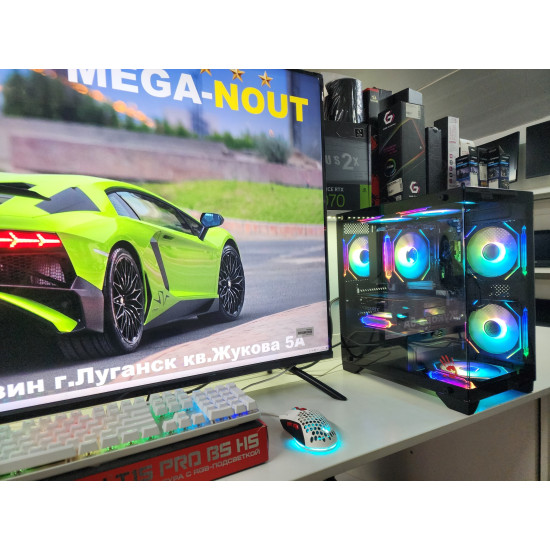 Игровой ПК Bloody/Ryzen 5 7500F/B650M PRO SE/RTX 5050 (8 GB)/16 GB DDR5/SSD - 512 GB (M2)