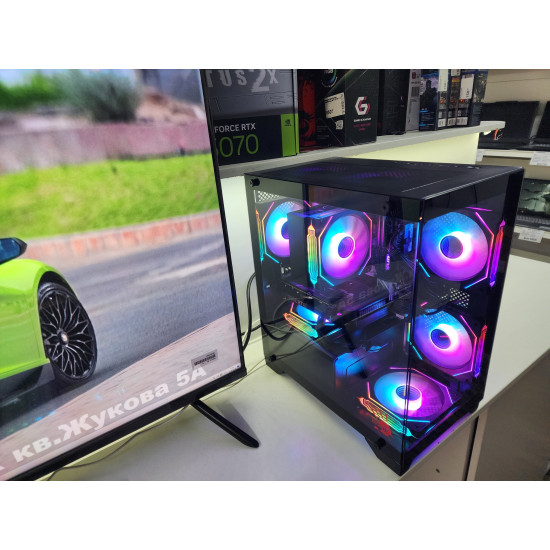 Игровой ПК Bloody/Ryzen 5 7500F/B650M PRO SE/RTX 5050 (8 GB)/16 GB DDR5/SSD - 512 GB (M2)