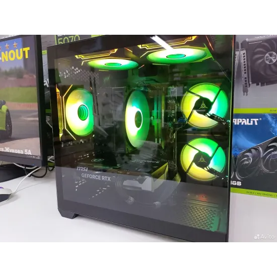Игровой ПК MSI PRO/Ryzen 5 5500/RTX 5050 (8 GB)/16 GB DDR4/SSD - 512 GB (M2)
