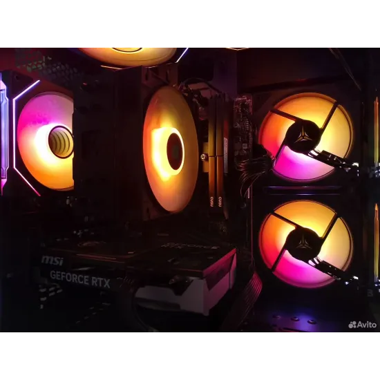 Игровой ПК MSI PRO/Ryzen 5 5500/RTX 5050 (8 GB)/16 GB DDR4/SSD - 512 GB (M2)
