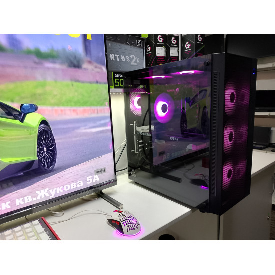 Игровой ПК MSI PRO WI-FI/Ryzen 5 7500F/MSI PRO B650-S WI-FI/RTX 5060 (8 GB)/16 GB DDR5/SSD - 512 GB (M2)