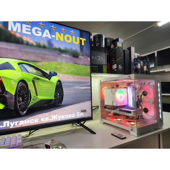 Игровой ПК SEVERE FROST/Ryzen 7 5700X/B550M PRO SE/RTX 4060 (8 GB)/16 GB DDR4/SSD - 1 TB (M2)