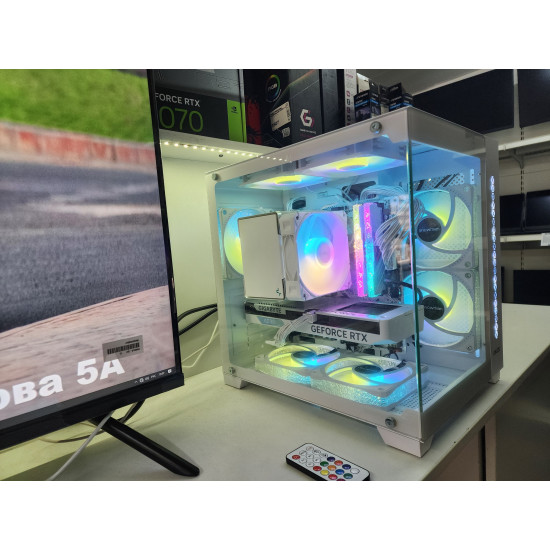 Игровой ПК SEVERE FROST/Ryzen 7 5700X/B550M PRO SE/RTX 4060 (8 GB)/16 GB DDR4/SSD - 1 TB (M2)