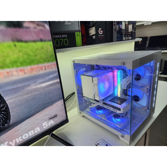 Игровой ПК SEVERE FROST/Ryzen 7 5700X/B550M PRO SE/RTX 4060 (8 GB)/16 GB DDR4/SSD - 1 TB (M2)