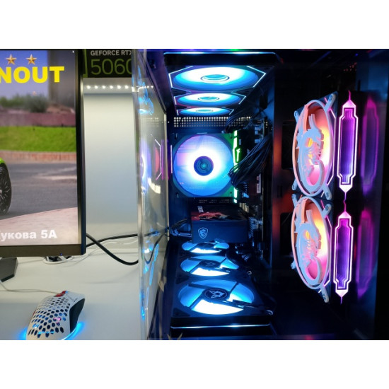 Игровой ПК MSI BOMBER/AMD Ryzen 5 8400F/MSI PRO B650M-BOMBER WI-FI/MSI GeForce RTX 5050(8GB)/16 GB DDR5/SSD-1024MB (M2)