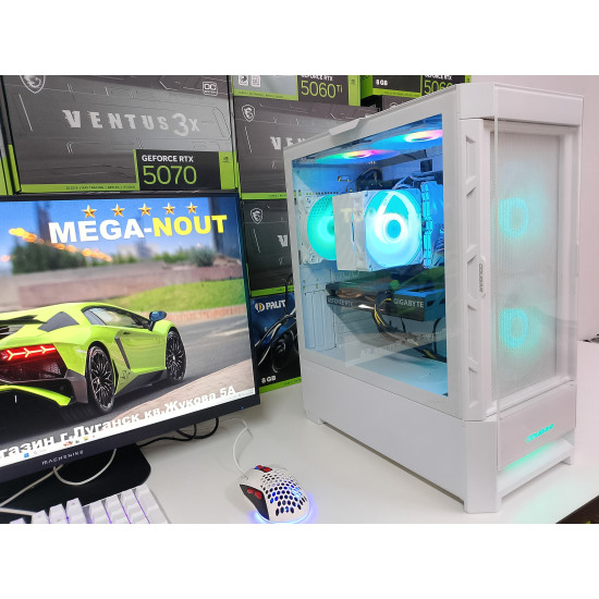 Игровой ПК COUGAR/Ryzen 5 5600G/B450M-A PRO MAX II/RTX 3060Ti (8 GB)/NETAC 16GB DDR4/SSD - 1TB (M2)