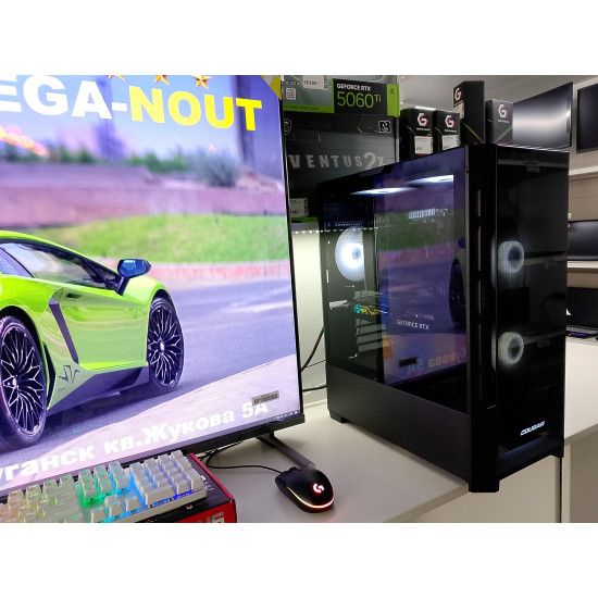 Игровой ПК Cougar/Ryzen 5 3600/B450M/RTX 4060/16/SSD-512